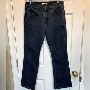 Levi’s 515 boot cut 99% cotton size 8 inseam 30 1/2 inches, rise 9 1/2 inches